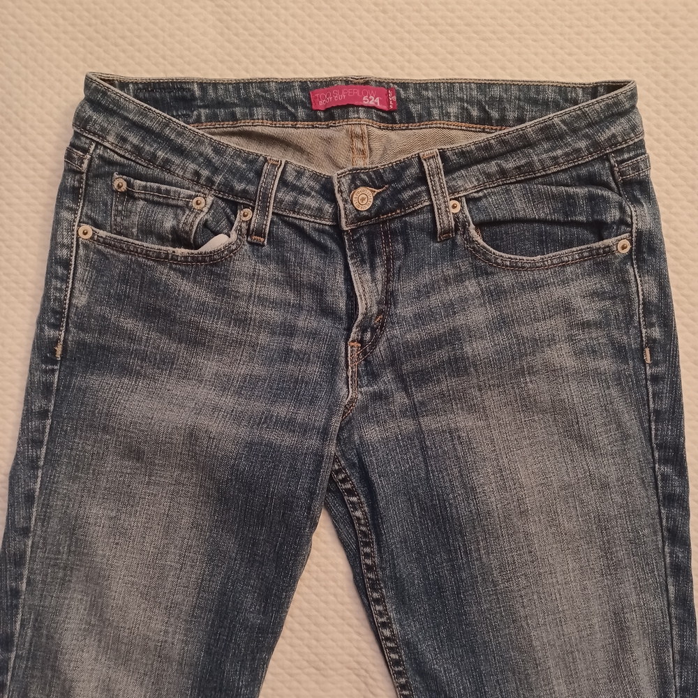 Levi's 524 Too Superlow Boot Cut Jeans Women's (Junior) 9 Medium